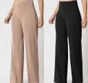 Trendy high-rise bell-bottoms with high-waisted bootcut trousers, jeans, pant & palazzo for women Combo of 2